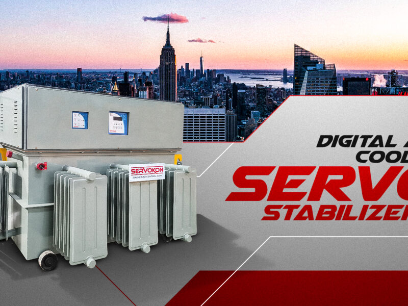 Digital Air Cooled Servo Stabilizers